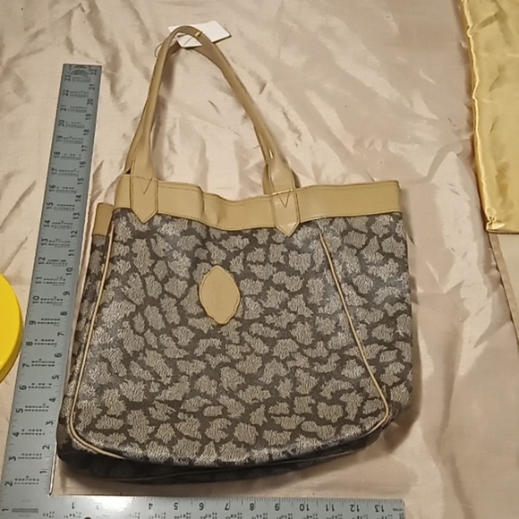 Vintage YSL Elegant Gold and Brown Tote Bag - Picture 5 of 6